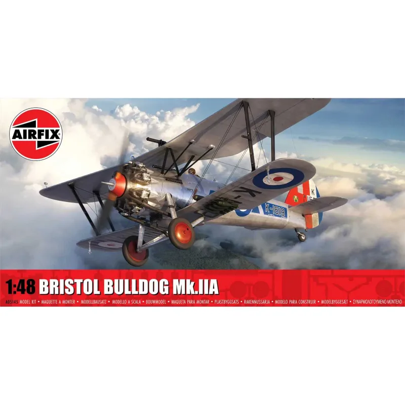 Airfix Classic Kit letadlo A05145 - Bristol Bulldog Mk.IIA (1:48)