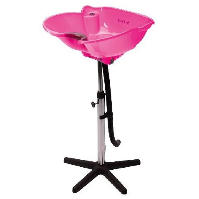 SIBEL Angels Bay PINK kadernícka umývacia misa na stojane - prenosná, ružová