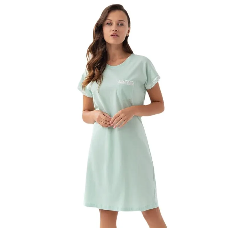 Dámska nočná košieľka Silviana svetlo zelená M