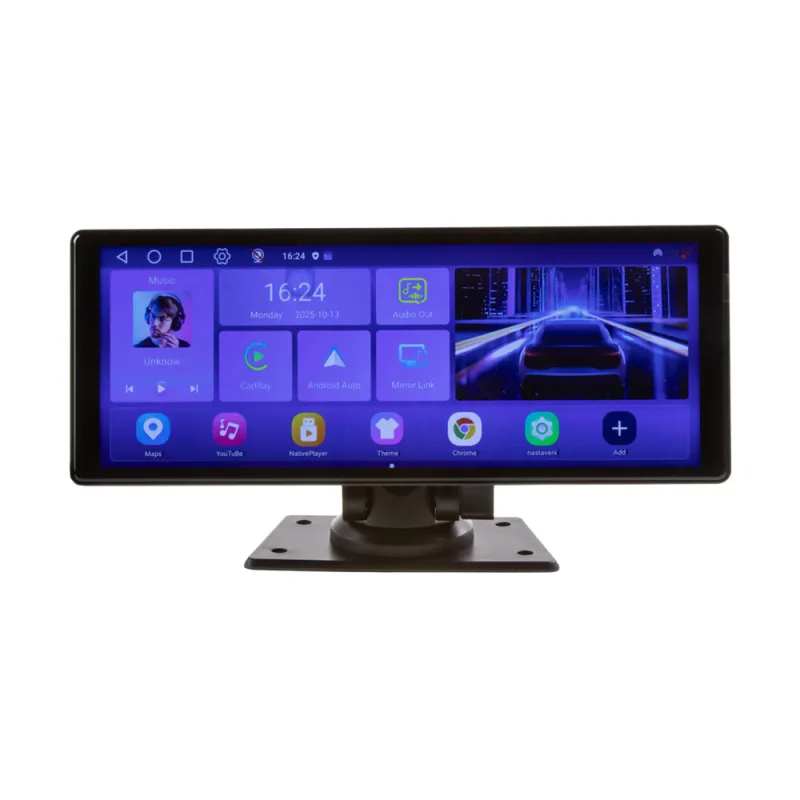 Monitor 10,26" s OS Android + Apple CarPlay, Android auto, Bluetooth, micro SD, GPS, kamerový vstup ds-128caA