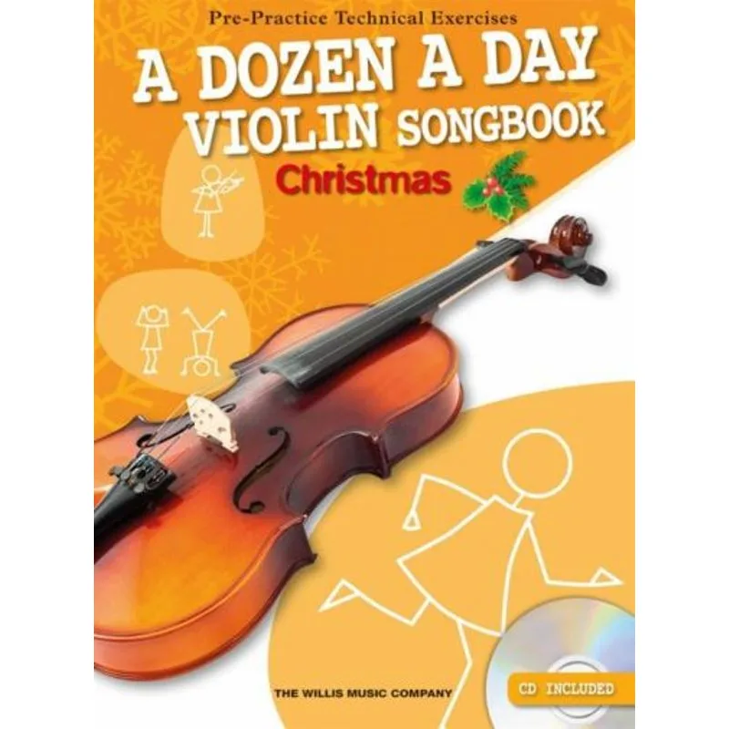 The Willis Music Company A Dozen A Day - Christmas Songbook for Violin + CD