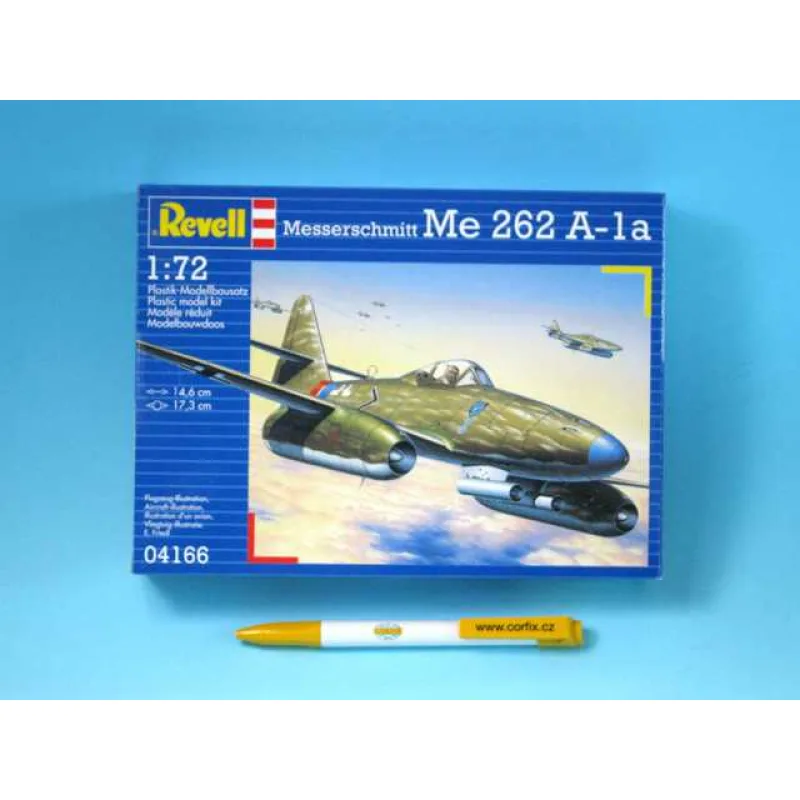 Revell Plastic ModelKit lietadlo 04166 - Messerschmitt Me 262 A-la (1:72)