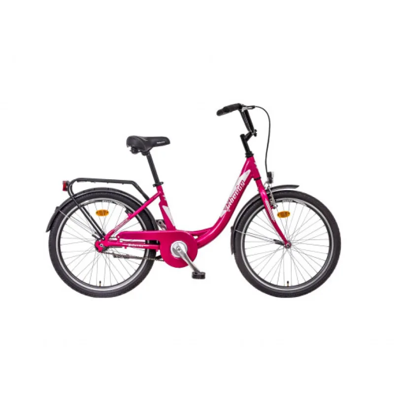 LIBERTY Městské kolo Rue 1spd 24" 2025 růžové