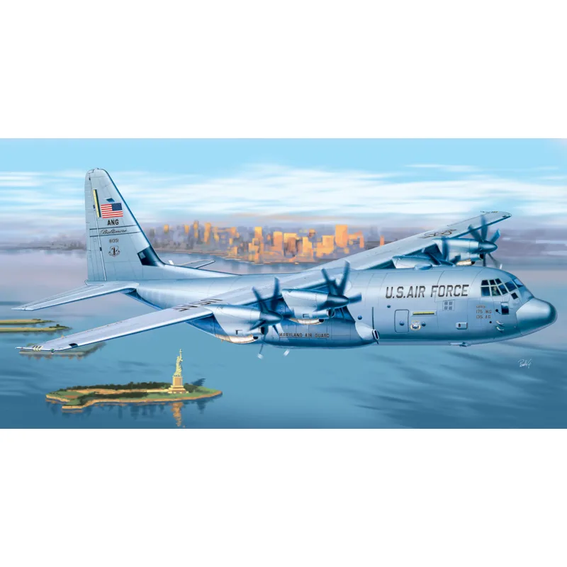 Italeri Model Kit lietadlo PRM edícia 1255 - C-130 J HERCULES (1:72)