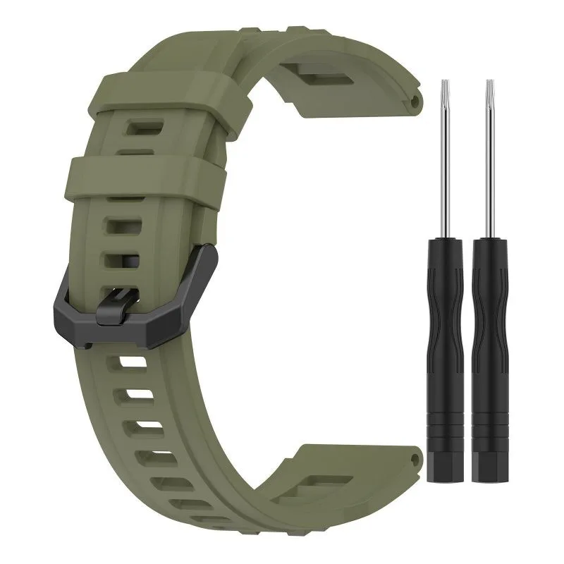 Silikonový řemínek pro Xiaomi Amazfit T-Rex Ultra - Zelený ESES 1530004285