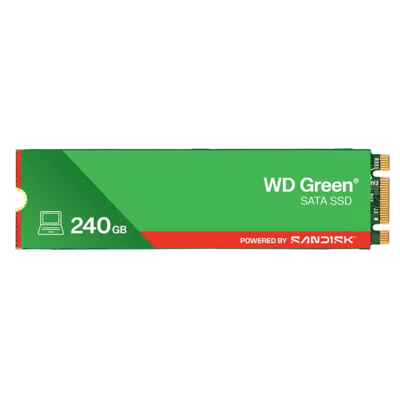 SANDISK WD Green POWERED BY SANDISK/240GB/SSD/M.2 SATA/3R WDS240G3G0B