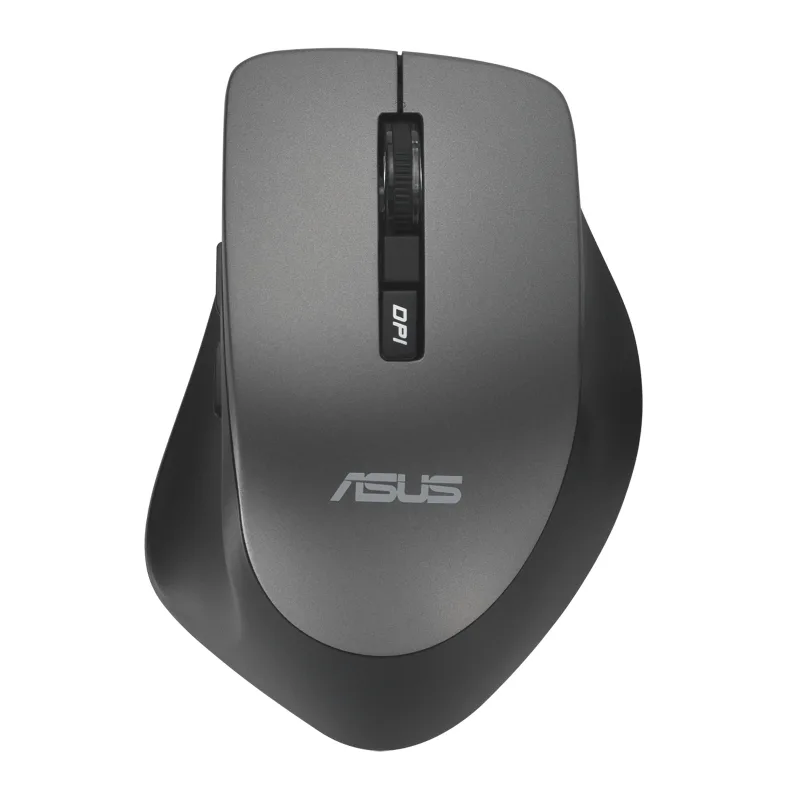 ASUS WT425/Ergonomická/Optická/Pro praváky/1 600 DPI/Bezdrátové USB/Šedá 90XB0280-BMU0H0