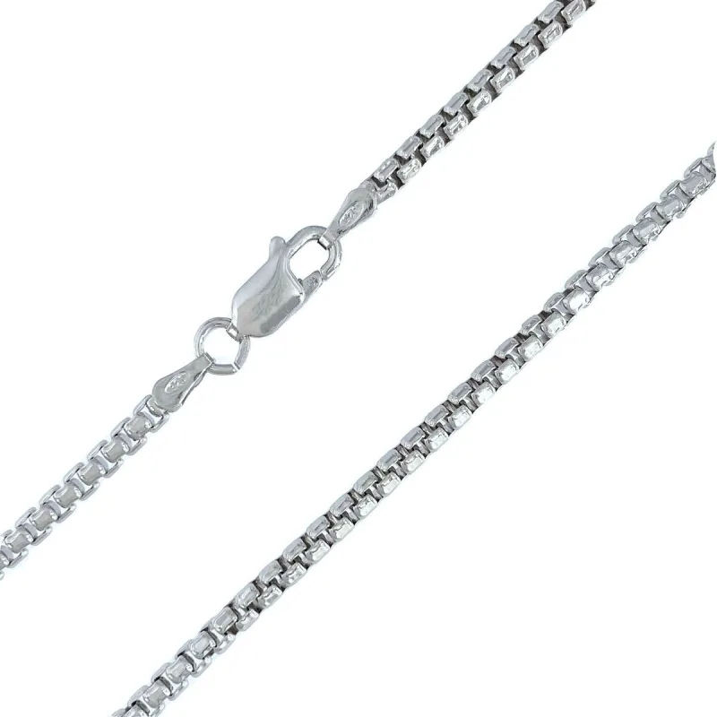 Strieborná retiazka box chain dĺžka retiazky 50cm