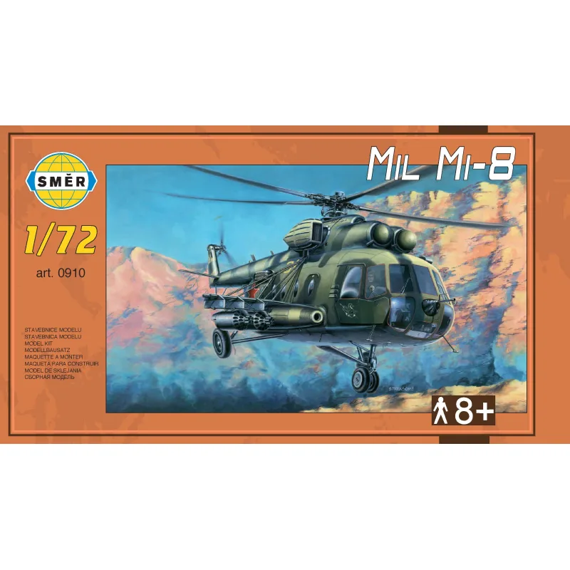 Směr plastikový model vrtuľník Mill Mi-8 WAR 1:72