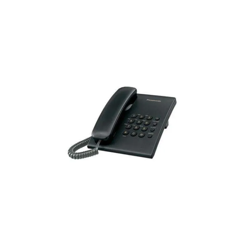 Panasonic KX-TS500FXB - jednolinkový telefon, černý (KX-TS500FXB)
