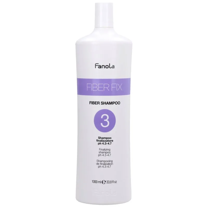 FANOLA Fiber Fix Fiber Shampoo N.3 1000ml - multifunkčný šampón pre farbené a odfarbované vlasy