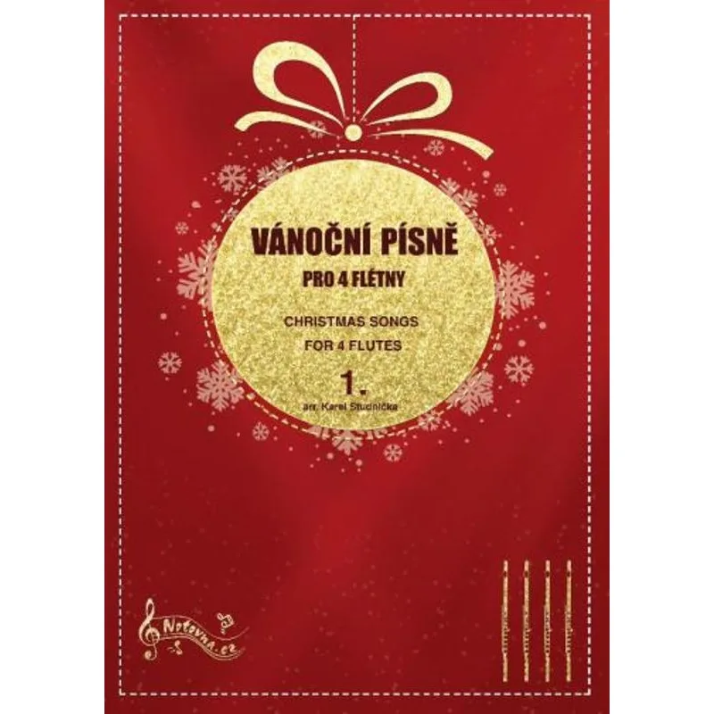 Notovna.cz Vánoční písně pro 4 flétny 1. díl