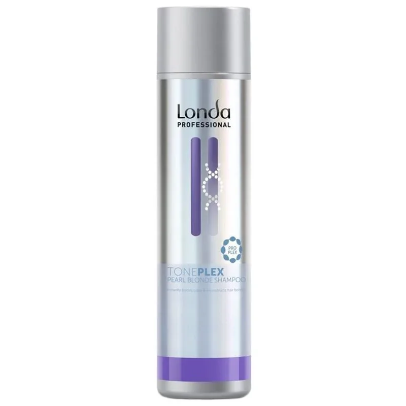 LONDA TonePLEX Pearl Blond Shampoo 250ml - fialový šampón na vlasy pre studenú blond