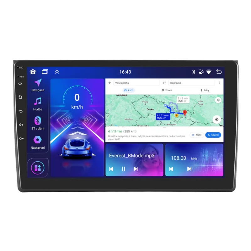 Bmode 2DIN autorádio BEX16 Android, Audi A4 / S4 / Seat Exeo BEX-UN06M/A7561