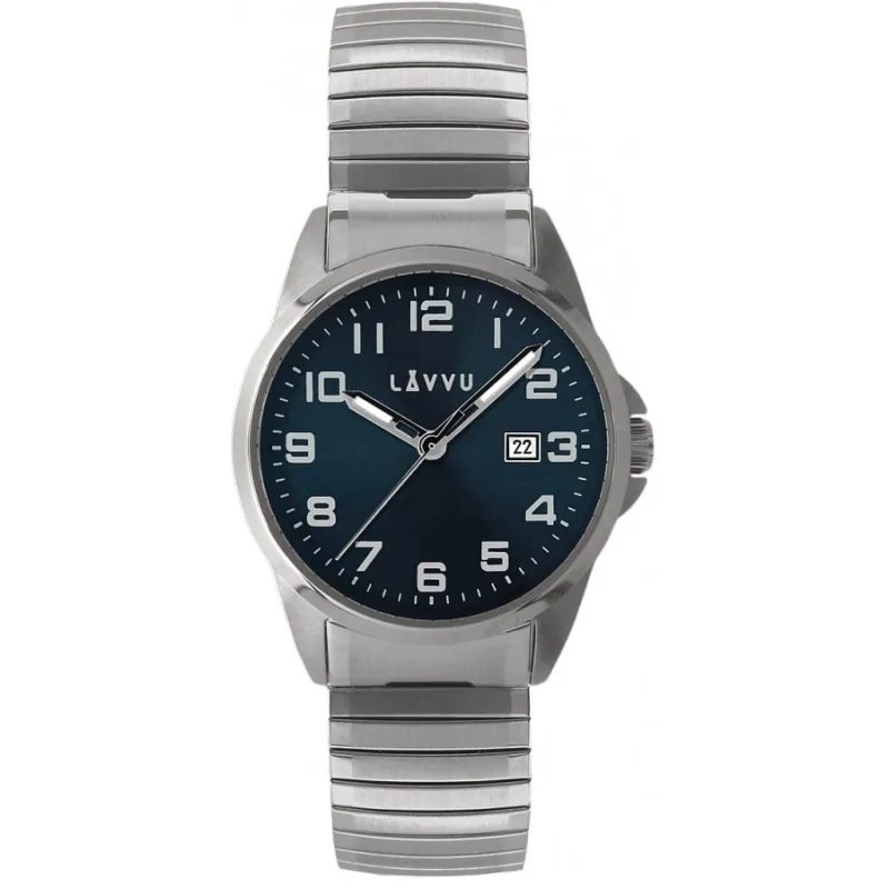 Pánske pružné hodinky Štokholm Big Blue LAVVU LWM0021