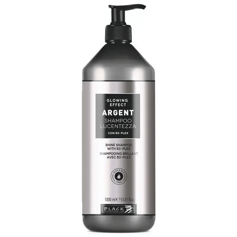 BLACK Argent Glowin Effect Shampoo 1000ml - posilňujúci a obnovujúci šampón