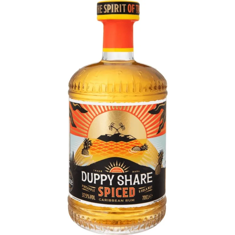The Duppy Share Spiced 37,5% 0,7 l (čistá fľaša)