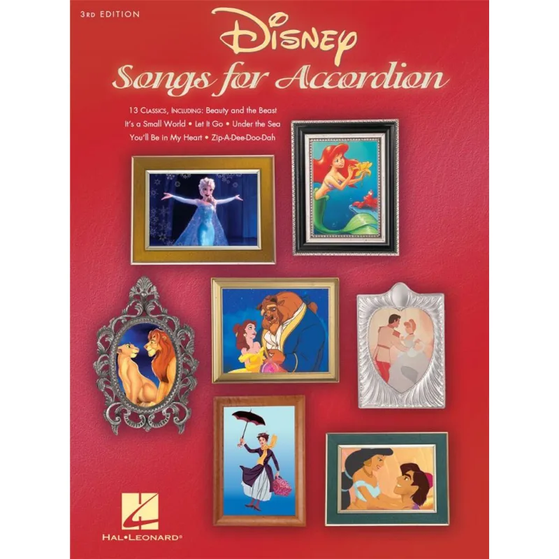 Hal Leonard Disney Songs fo Accoridon