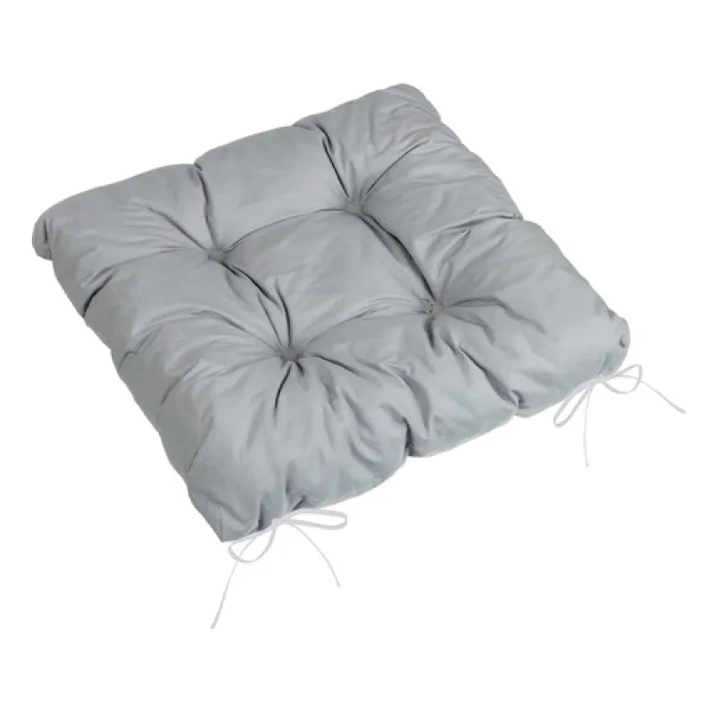 Bellatex Sedák Adéla prošívaný, Šedý - 40x40 cm