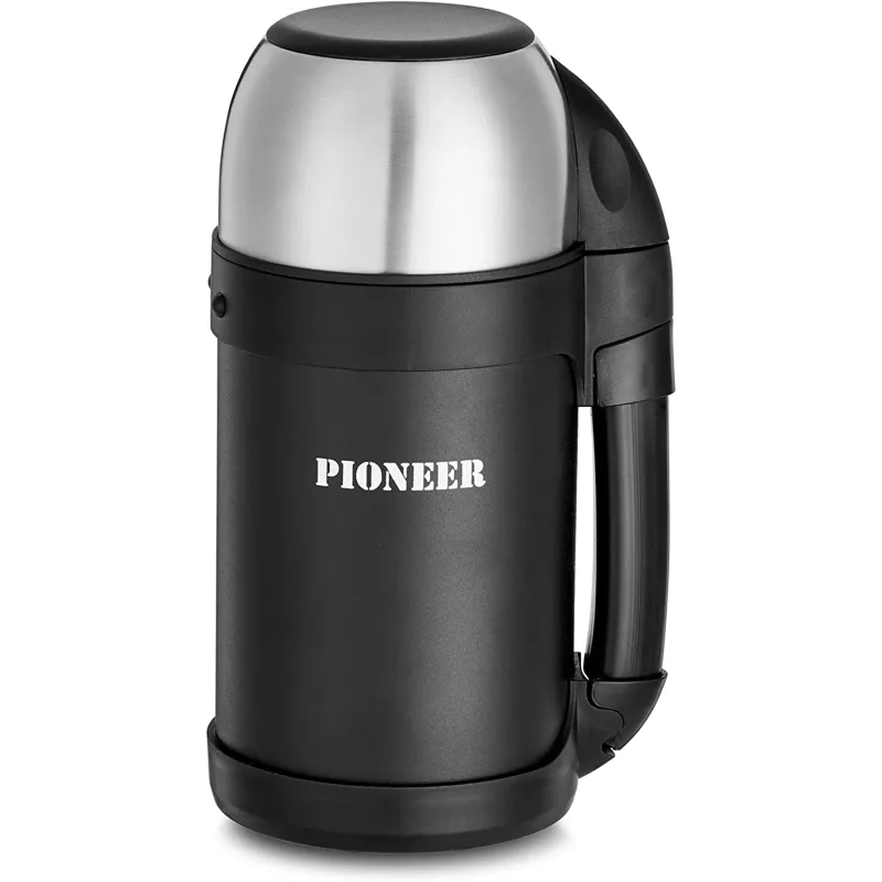 Pioneer Outdoor 1l termofľaša s rúčkou čierna