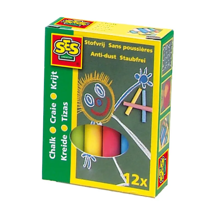 SES Farebné kriedy 12x