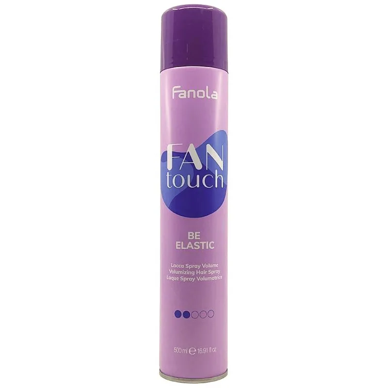FANOLA Fan Touch Be Elastic Volumizing Hair Spray 500ml - lak na vlasy pre objem