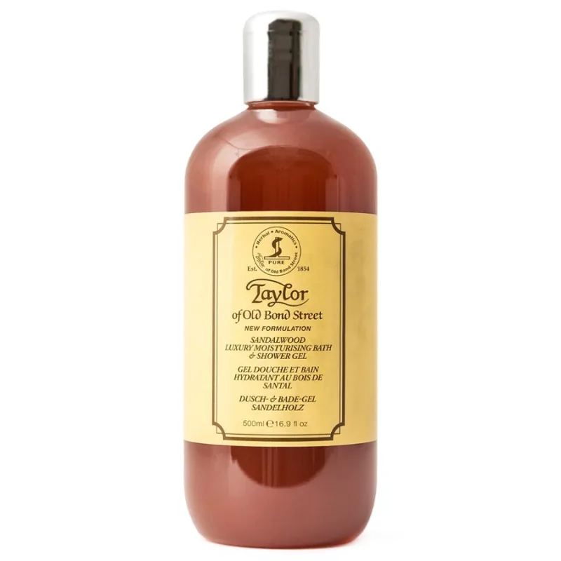 Pánsky sprchový gél TAYLOR OF OLD BOND STREET Sandalwood Luxury moisturising bath & shower gél 500 ml