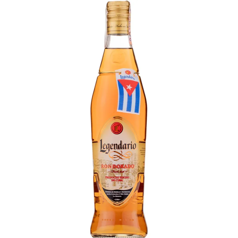 Legendario Ron Dorado Zlatý rum 38% 5y 0,7 l (čistá fľaša)