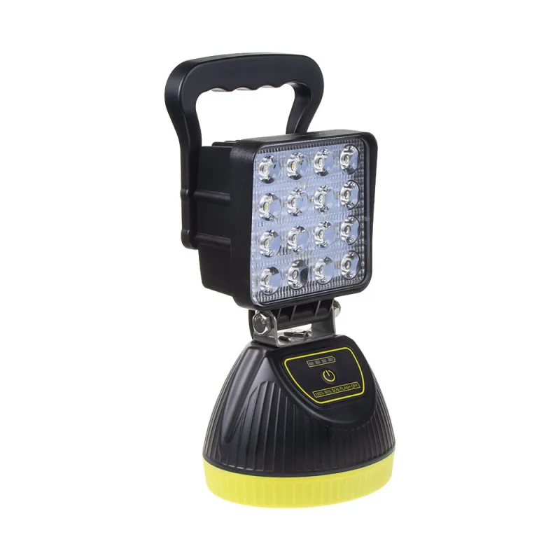 AKU LED světlo s magnetem, 16x3W, powerbanka wl-Li09