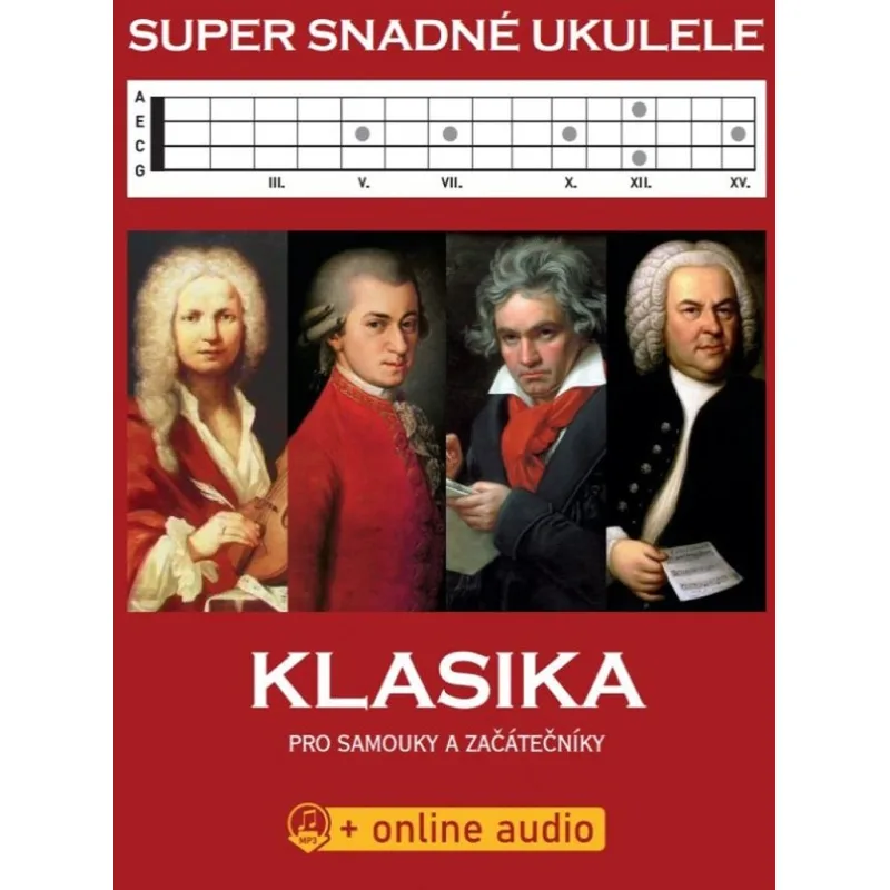 Hudební e-knihkupectví Super snadné ukulele - Klasika pro samouky a začátečníky + audio online