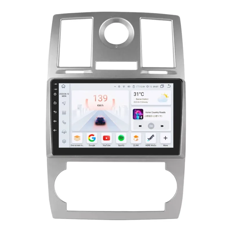 HIZPO KXCHR3C91 Autorádio 9“ Android pro Chrysler 300C Model: S9008 (8+128GB) CHRS9008_KXCHR3C91