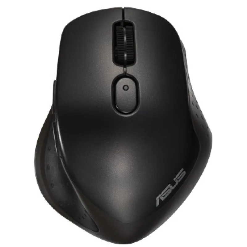 ASUS MW203 Multi-Device Wireless Silent Mouse/Ergonomická/Optická/Pro praváky/2 400 DPI/USB+BT/Černá 90XB06C0-BMU000