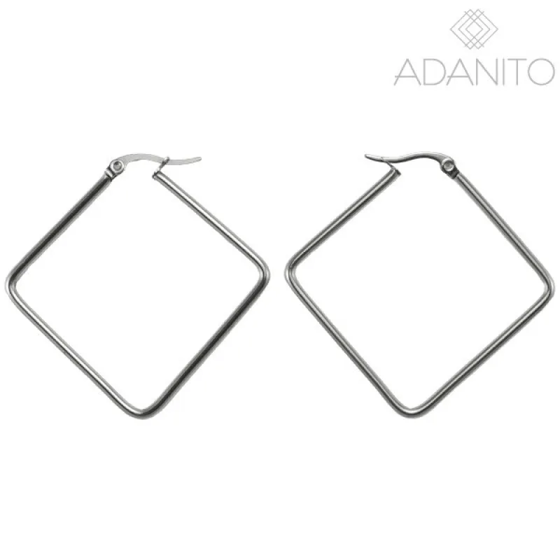 Náušnice z chirurgickej ocele srdce ADANITO BK33424B