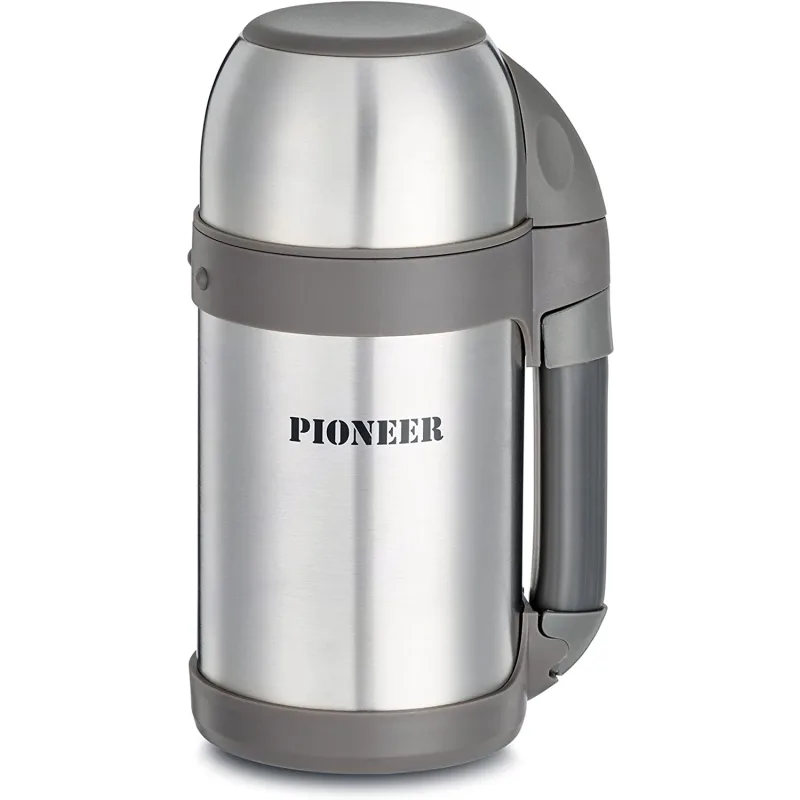 Pioneer Outdoor 1l termofľaša s rúčkou strieborná