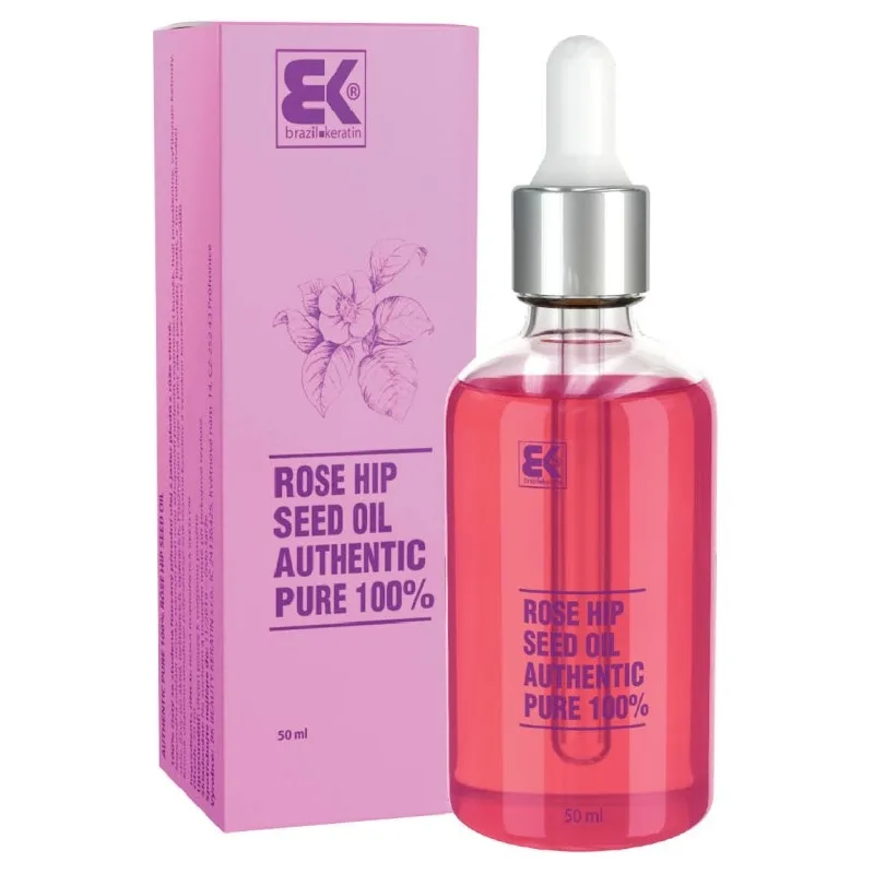 BRAZIL KERATIN Rose Seed Oil 50ml - 100% čistý prírodný olej z jadier plodov z ruže vínnej