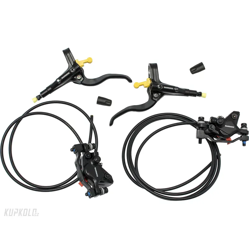 Kotoučové brzdy Shimano DEORE BR-MT410-KIT př+zad/BL-M4100 adapt:F180PP2 polymer SMBH59/900+1700mm