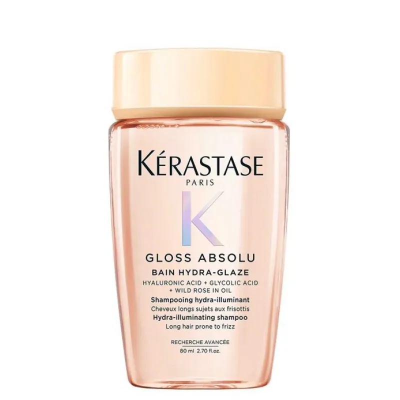 KÉRASTASE Gloss Absolu Bain Hydra-Glaze Shampoo 80ml - hydratačný šampón proti krepateniu vlasov