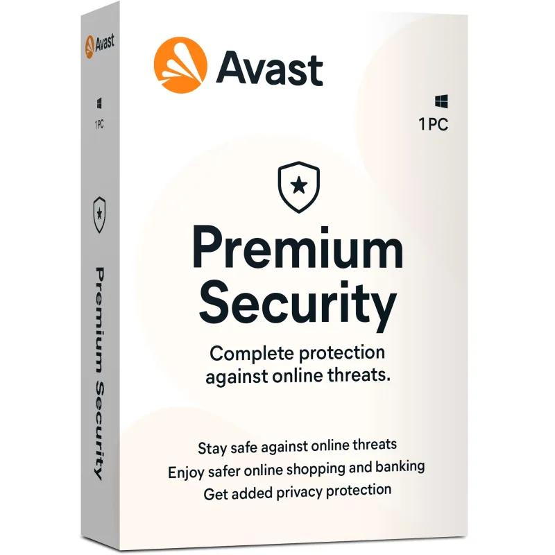 Avast Premium Security for Windows 1 PC 3Y prw.1.36m