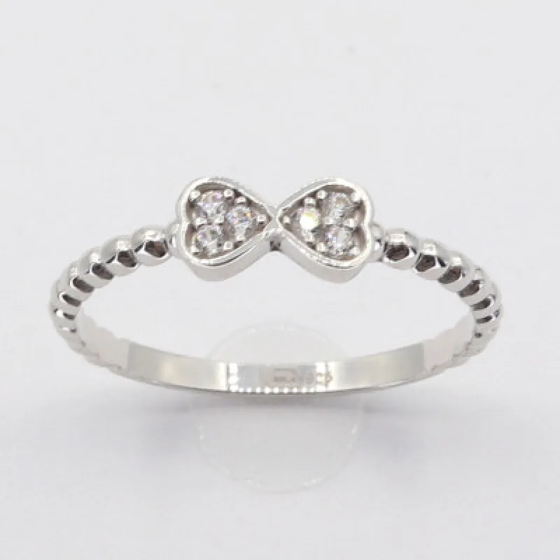 Zlatý prsteň so zirkónmi KA AZR2713W, 56, 1.60 g