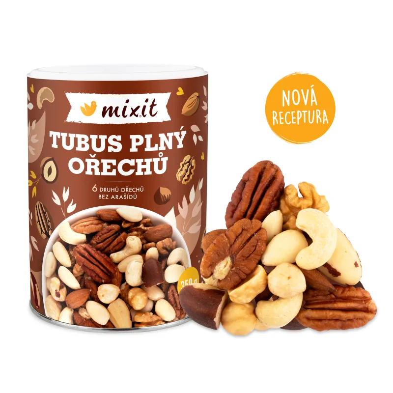 Mixit Tuba plná orechov - 350g
