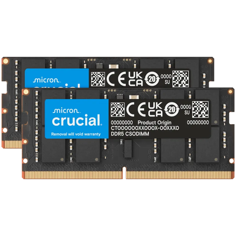 Crucial DDR5 64GB 6400MHz CL52 (2x32GB) CT2K32G64C52CS5
