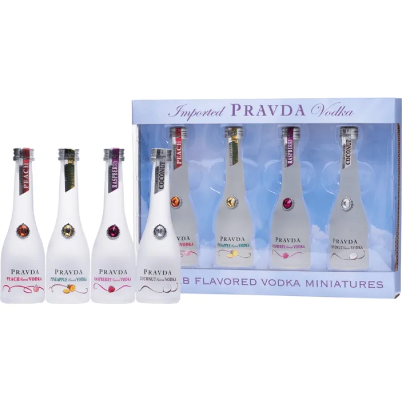 Pravda Vodka Mini Set 4 x 0,05l 37,5% 0,2l