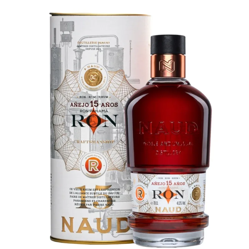 Naud Ron Añejo Panama 15 ročný v tube 41,3% 0,7l