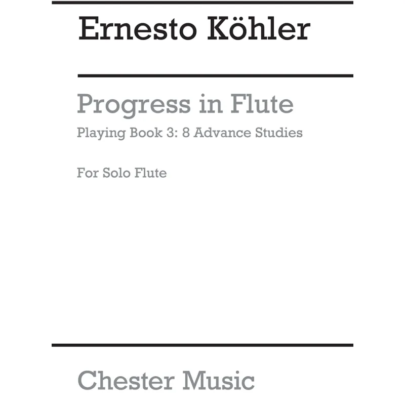 Chester Music Progress in Flute Playing Op.33, Book 3