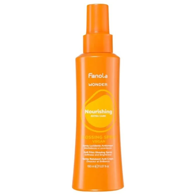 FANOLA Wonder Nourishing Glossing Spray 150ml - bezoplachový sprej pre suché a krepovaté vlasy