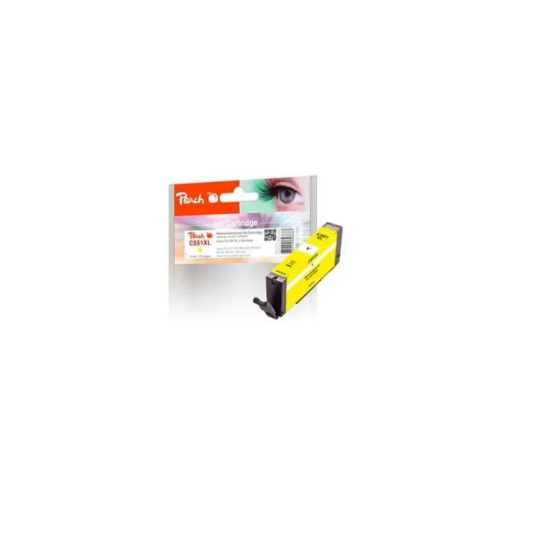 PEACH kompatibilní cartridge Canon CLI-551XL, yellow, 11 ml (318163)