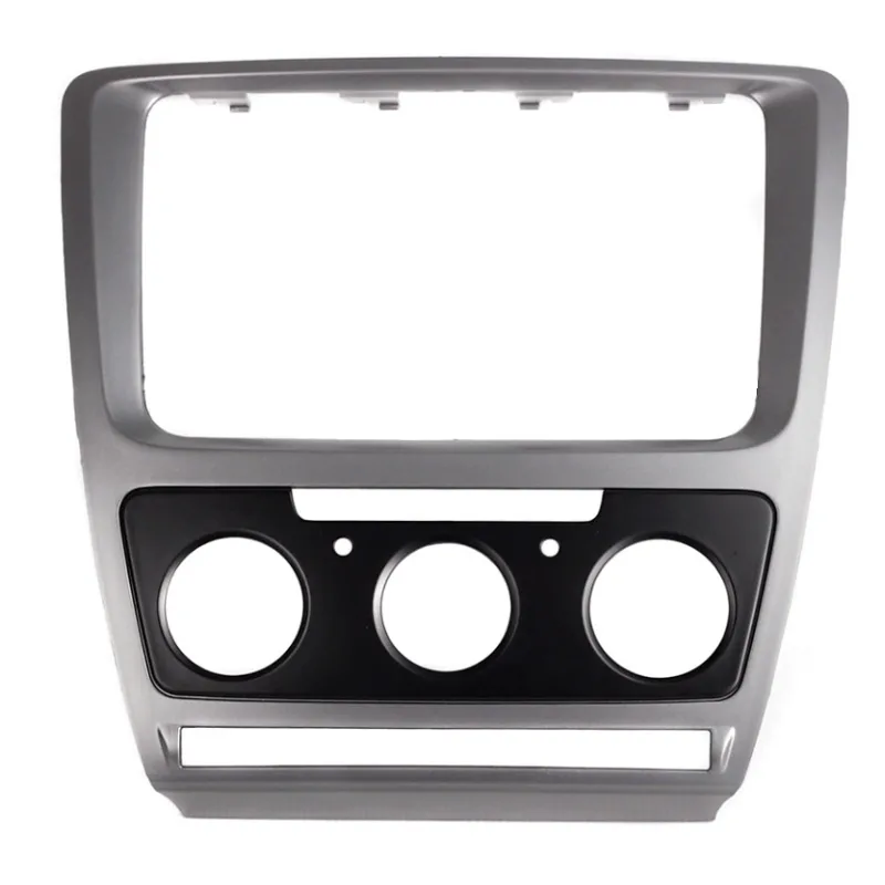 2DIN Rámeček pro Škoda Octavia II Facelift s manuální klimatizací CB005