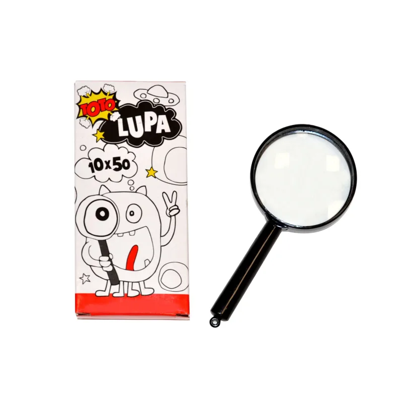 Wiky Lupa plast/sklo 11cm v krabičke 6x14cm
