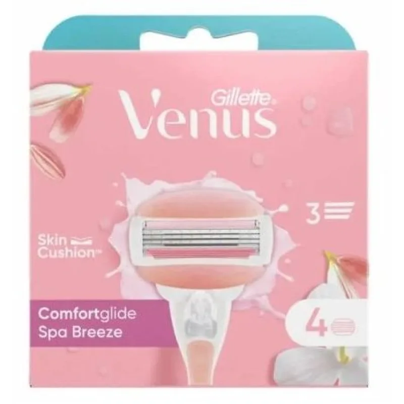 Gillette Venus Comfort Glide Spa náhradné hlavice 4ks