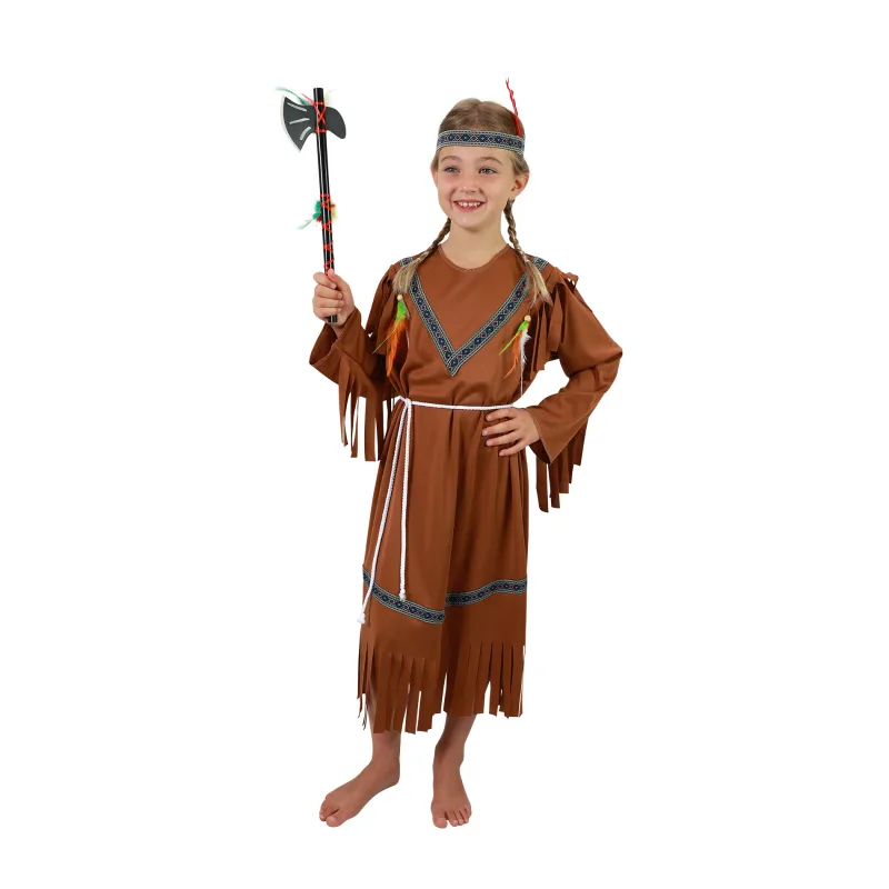 Rappa Detský indiánsky kostým s čelenkou (S)